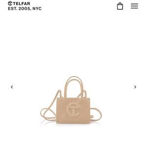 Telfar Beige Mini Bag